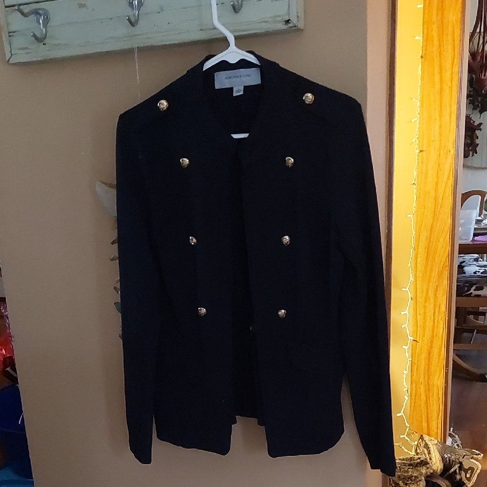 Andrew Marc Blue Tailored Blazer
